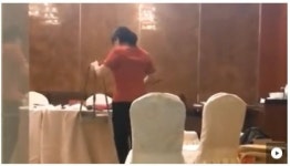 [별별차이나]빗자루로 식탁 청소, 622억원 호텔 논란