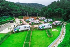 국내 최대 카라반..울산 입화산 자연휴양림 별뜨락’ 개장