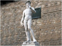 하체 중요부위 보여서...UAE서 하체 가려진 다비드상