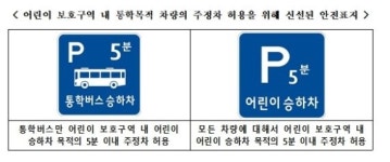 어린이 보호구역 주정차 금지장소로 지정…통학 목적도 제한