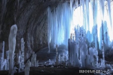 연천 역고드름 인기절정…일제 감정기 폐터널