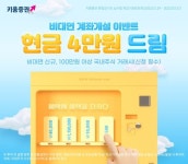 키움증권, 비대면 주식 계좌개설 고객 4만원 드림 이벤트 실시