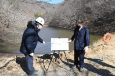 오규석 기장군수, 정관읍 ‘지석골 저수지’ 정비공사 현장 점검