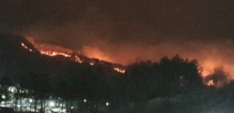 강원도 인제 산불 10ha태우고...5시간40분만에 진화