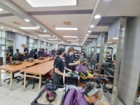 경남정보대 헤어디자인과 우린 가위손으로 노인 봉사