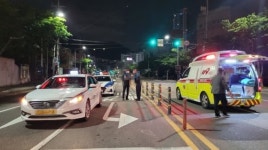 횡단보도 건너던 50대 남성 택시에 치여 숨져