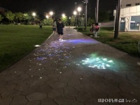 안양 삼덕공원 파도 넘실…야간경관조명 ‘황홀’