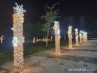 양주시 옥정공원 루미나리에 ‘가동’…시민호응↑