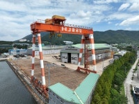 HJ중공업 거제공장 본격 가동...생산능력 확대