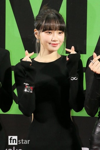 [포토] 르세라핌 김채원, '귀여운 사과머리'