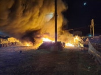 기장읍 동해선 고가철도 하부공간서 화재... 어구 등 피해