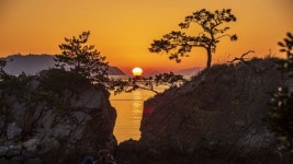 [남도둘러보기]해남 땅끝마을 맴섬 일출 보아요
