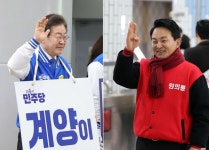 명룡대전 승자는 이재명...대권 가도 파란불[4·10 국민의 선택]