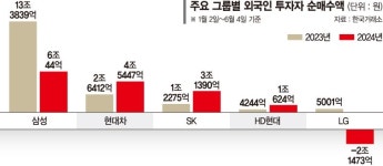 외국인, 현대차그룹·SK그룹주 쓸어담았다