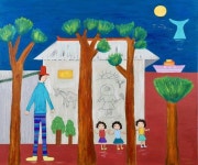 신수원 작가 초대전 키다리 아저씨와 고래등 갤러리 안단테 판교서 개최