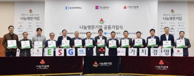 ESG 퍼지는 부산… 나눔명문기업 12개사 동참 누적 최다
