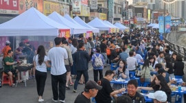 원주 핫 플레이스 우산천 하이볼거리서 야시장 우산지락 개장