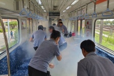 부산교통공사, 열차 화재 대응 비상합동훈련 실시