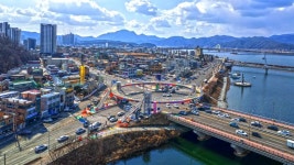 춘천 소양2교 앞 소양아트서클 11일 점등