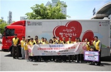 인천도시공사, 사랑의 빨간 밥차 봉사…취약계층 200명에 무료 급식