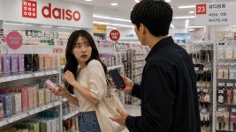 다이소가 번따 성지?...화장품 구경하던 여성 앞 막아선 남성에 공포