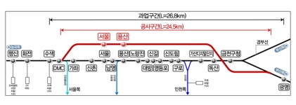 수색~광명 고속전용선 기본계획 확정…2036년 개통 목표