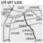 3km 30분 걸리던 난곡로 8분에 주파 … 2008년 GRT 운행