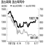 야속한 기관… 대형주만 편식 ‥ 코스피 뛰는데 코스닥 게걸음