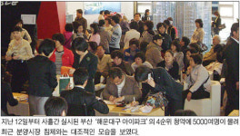 해운대 아이파크 4순위 청약 인기