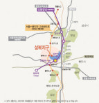 [용인 성복자이②입지]기존 분양분과 함께 6800여 가구의 GS타운 형성