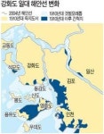 서해안 90년새 1400㎞ 짧아졌다… 간척 매립 등으로