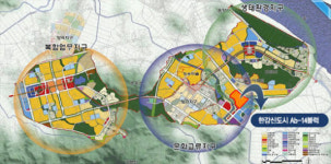 [한강신도시 쌍용예가②입지]캐널과 48번 국도의 맨 앞