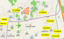 [고덕 아이파크②입지]“주변 녹지 많아 시골 느낌 들 정도”