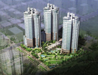 [분양현장 포커스] 코오롱 더 프라우 2차‥넓은 녹지공간…단지화된 주상복합