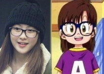 카라 강지영 도플갱어 등장! 日만화 닥터 슬램프의 아리와 똑같네!