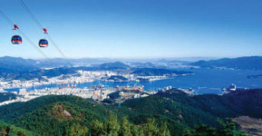 [2011 친환경브랜드 대상] 한려수도조망케이블카, 그린 케이블카로 지역경제 활성화