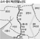 부천 소사~안산 원시동 복선전철 놓인다