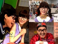 조영남-아이유 세월 뛰어넘는 코믹콤비 ‘커플 뿔테 안경’ 눈길