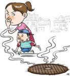 환경부의 행정편의주의, 정화조 악취 초래