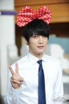 ‘보스를 지켜라’ 김재중, 땡땡이 리본밴드하고 첫방 대박 기원!