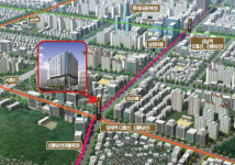 [강남 한라비발디 스튜디오193②입지]양재역까지 성인걸음으로 2분 거리