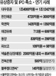 기업, 주가급락에 자금조달 먹구름