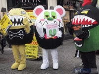 [포토] 햇츠온, 스트릿 이벤트 화제 멸종위기에 처한 동물을 위하여!