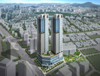 [용산 KCC웰츠타워①규모]아파트 232가구 오피스텔 176실 동시분양