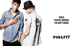 [화보] 핀앤핏 모델, 데님 재킷 입고 락 시크 무드 완성