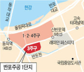 반포주공1 3주구 재건축 급 브레이크