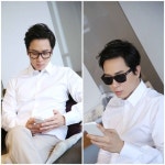 앤디 안경 셀카, 선글라스 잘 어울리나요~ 사장님 포스란 이런 것?