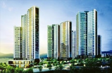 [Real Estate] 부산신화명 리버뷰 자이, 앞쪽에는 낙동강…뒤편에는 금정산…