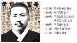 [이 아침의 인물] 주시경 나라의 바탕을 세우는 길은…