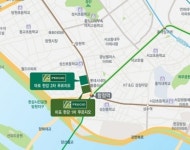 [마포 한강 2차 푸르지오②입지]더블역세권 합정역과 바로 연결, 뜨는 상권 홍대앞